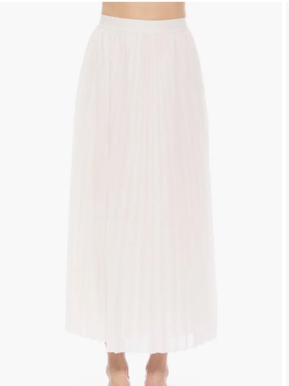 Alexia Admor Kesia Midi Chiffon Pleated Skirt